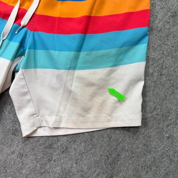 Chubbies Athletic Shorts Men S Blue Orange White Liner 7" Performance Stretch - Picture 4 of 16